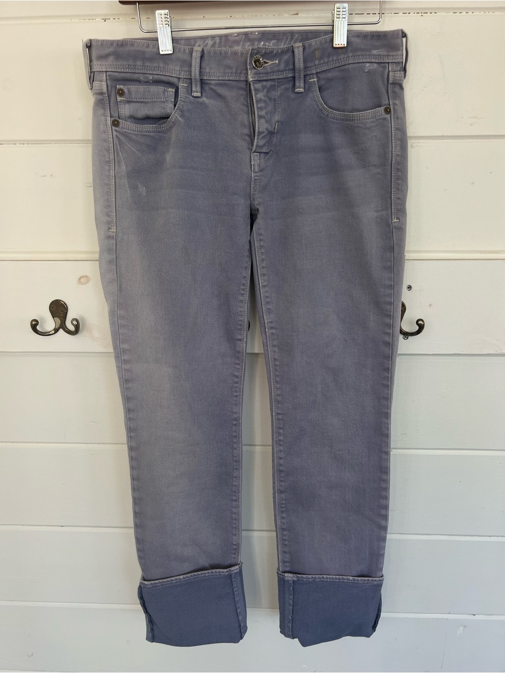 Madewell Light Steel Gray/ Blue/ Lilac/ Denim Jeans. 28 x 34